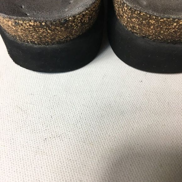 Mephisto Comfort Black Leather One Strap Buckle Slide Sandals Size 40 – 9.5/10 - Picture 9 of 11